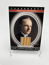 2009 Topps Heritage American Presidents White House Roof Relic Calvin Coolidge picture