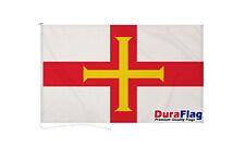GUERNSEY DURAFLAG 150cm x 90cm 5x3 FEET HIGH QUALITY FLAG ROPE & TOGGLE picture