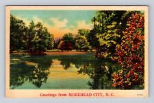 Morehead City NC-North Carolina, General Greetings, Scenic View Vintage Postcard picture