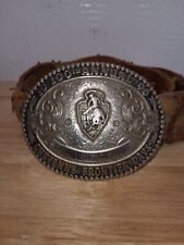 1996 100th Annual Vintage Rare Daddy Of Them All Cheyenne Frontier Days Belt... picture