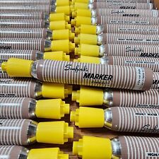 Sanfords King Size Permanent Marker Metal Vtg Nos Old School Smell Lot Yellow picture