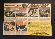1940’s Wartime Chrysler Corporation War Soldier Saga of USS Dakota Newspaper Ad picture