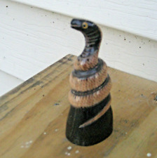 Collectible-Small-Hand Carved Buffalo Horn-Snake 3