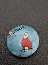 very rare 1940s Shmoo United Features Lil Abner pinback picture