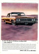 1963 Print Ad '64 Buick Wildcat 2 Door Sport Coupe V-8 whips up to 325 hp picture
