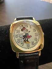 Pulsar Disney Minnie Mouse Watch Women 24mm Gold Tone V810-0890 New Battery picture