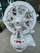 VTG, 2001, AVON, Musical Hand-Painted, Ceramic, Christmas Ferris Wheel *VIDEO* picture