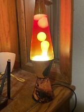 14.5” Volcano Lava Lamp Molten W/Tri-Color Colormax Globe Decal Base Fast Ship picture
