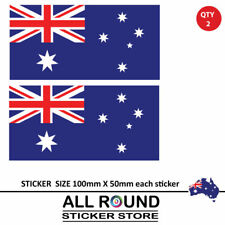 2 X Australian Flag Decal sticker JDM  drift rally road racing car window  picture