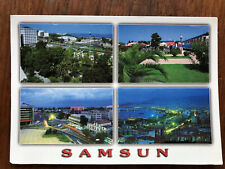 Samsun Turkiye Postcard Turkey Posted 1999, USA Stamp.  Keskin Color  picture