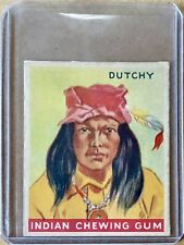 1933 Goudy Indian Chewing Gum ~ #40 Dutchy (Apache) ~ Excellent picture