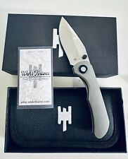 Wehr Knives Wolf-P - M390 - Satin/Gray. Rare EDC. picture