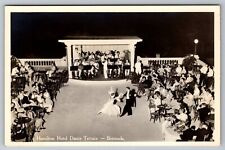 Hamilton Hotel Dance Terrace. Bermuda Real Photo Postcard. RPPC picture