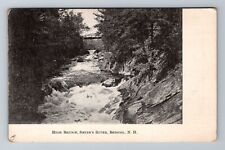 Bristol NH- New Hampshire, High School, Smith's River, Antique, Vintage Postcard picture