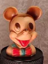 Vintage Walt Disney Original Mickey Mouse Head RARE Plastic Squeaky Toy picture