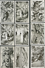 Oregon Caves OR~Petrified-River Styx-King's Palace~Lot of 9 Real Photo POSTCARDS picture