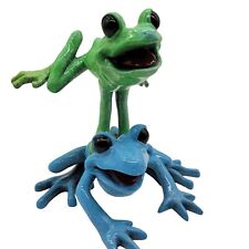 Kitty's Critters Leap Frogs Whimsical Figurine Statue 2005 Anthropomorphic picture