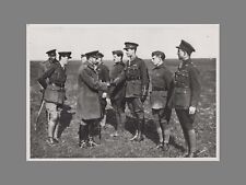 WW1 Photo RAF Officers being Presented To King George V 56 Squadron picture