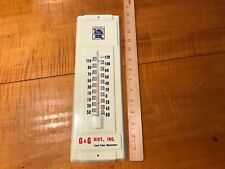 VINTAGE PABST BLUE RIBBION BEER THERMOMETER G&G Distributors TEXAS N.MINT works picture
