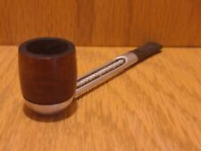 Vintage Metal Falcon Smoking Tobacco Pipe Wooden Bowl picture