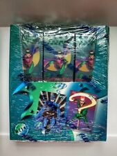 1995 Fleer Batman Forever Metal Sealed Jumbo Box 24 Packs 10 Cards per Pack picture