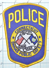CONNECTICUT DEPT OF MENTAL HEALTH DMHAS PUBLIC SAFETY POLICE DEPT PATCH picture