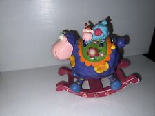 Whimsical Colorful Rocking Cow Children’s Bank- picture