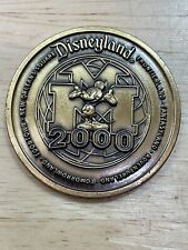Disneyland Mickey Mouse 2000 Collectible  Commemorative Medallion Coin Bronze picture