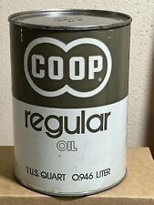 Vintage Full Unopened 1 Qt COOP Regular Oil Kansas City, MO picture