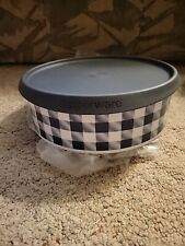 Tupperware HOLIDAY COOKIE SNACK CANISTER ~ Christmas BUFFALO PLAID BRAND NEW picture