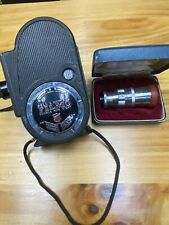 BELL & HOWELL Filmo Double Run Eight Movie Camera WindUp And Extra Lens W/Case picture