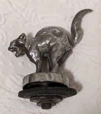 Antique 1920s ANGRY CAT HOOD ORNAMENT CAR MASCOT ROYAL BRITISH Rare  picture