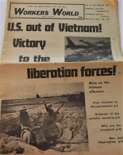 Workers World April 20, 1972 Radical Newspaper Vietnam War Kim Il Sung YAWF picture
