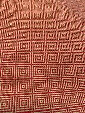 Perennials Outdoor Geometric  Fabric Origami Temple Red   4 1/2 Yards picture