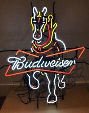 Bud Horse Beer 24x20 Neon Light Sign Lamp Bar Display Wall Decor Artwork Gift picture