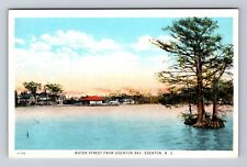 Edenton NC-North Carolina, Water Street From Edenton Bay, Vintage Postcard picture