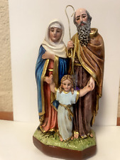 Sts. Anne & Joaquim Hand Painted 8
