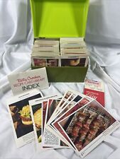 1971 The BETTY CROCKER Recipe Card Library Recipes. Avocado Green + Ext Recipes picture