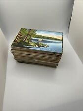 Lot Of 225 Vintage Postcards Used And Unused Most From 1910s Through 1940s picture