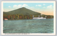Postcard The Horicon Passing Pilot Knob, Lake George New York. picture