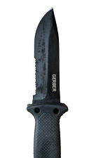 Gerber LMF II Infantry Tactical Fixed Blade serrated Knife-Black MOLLE Compatibl picture
