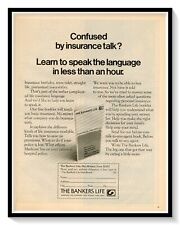 The Bankers Life Insurance Handbook Print Ad Vintage 1970 Magazine Advertisement picture