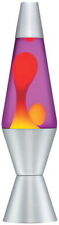Lava® Lamp 14.5'' Yellow Wax/Purple Liquid/Silver Base & Cap [New ] Decor, Lam picture