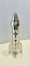 Vintage 1950’s Astro Berzac Creation Mechanical Rocket Anaheim Savings Coin Bank picture