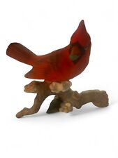 Vintage 1985 Avon Porcelain Red Cardinal Bird on a Branch Figurine New In Box picture