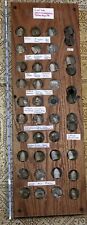 U.S Civil War Bullet / Minié ball Collection - North & South - Wood Frame(heavy) picture