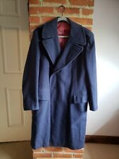 Vintage USAF Airforce Wool Overcoat w Red Velour Liner 1963 sz 39 reg picture