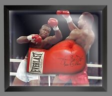 James Buster Douglas Signed Red Boxing Glove Presented In A Dome Frame : C : New picture
