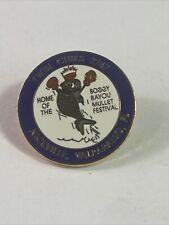 Boggy Bayou Mullet Festival Twin Cities Elks Lodge 2747 BPOE Enamel Hat Pin picture