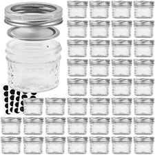 Mason Jars 4 OZ, Canning Jars With Regular Lids, Ideal for Jam, Honey picture